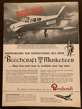1962 Time Magazine ad - BEECHCRAFT MUSKETEER AIRCRAFT picture
