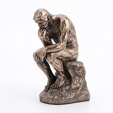 Veronese Design Rodin's The Thinker Inspired Decorative Statue, Bronze picture