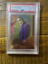 2019 DC CZX Super Heroes & Super-Villains STR PWR The Joker Heath Ledger PSA 8 picture