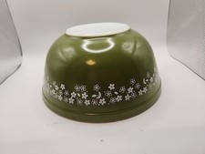 Vtg Pyrex 403 Crazy Daisy Spring Blossom Green Redesign 1979 picture