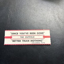 1 JUKEBOX TITLE Strip 45 The Outfield Since You've Been Gone/Better Than Nothing picture