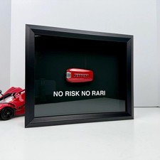 Ferrari Key Motivational Picture Frame “ NO RISK NO RARI” picture