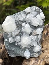 Diamond Apophyllite Crystals on Black Matrix 693g 20 picture