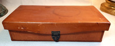 The Hamley Kit Leather Box Cowboy Shaving Kit Pendleton Oregon Handmade picture