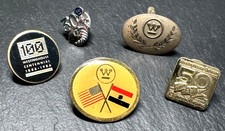 VINTAGE WESTINGHOUSE PINS/1 CUFFLINK: 30 YEAR, 50 IN MD, CENTENNIAL+ I153 picture