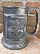 Vintage 1960s Halliburton PEWTER Tankard Mug Beer Stein HT-400 Cement truck pump picture