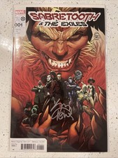 SABRETOOTH AND THE EXILES #1  Signed RYAN STEGMAN COVER A  2022 Nm COA picture