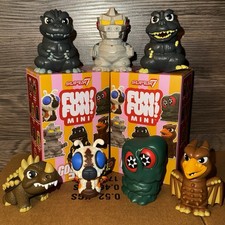 Super7 Fun Fun Mini Godzilla Vinyl Figure Lot Mothra Hedorah Rodan Anguirus picture