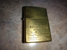 Year 2024 Brass Chrome Zippo Lighter ROLEX Watch of Geneva Craftsmanship picture