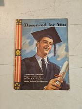 Vintage 1950's RESERVED FOR YOU US ARMY Recruitment Brochure Guide picture