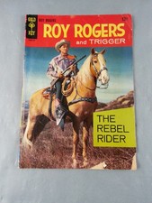 Vintage 1958 Roy Rogers And Trigger The Rebel Rider Comic picture