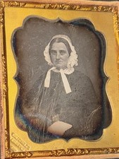 1/6th Plate Daguerreotype, Identified Milwaukee Photographer, 1850s Image. picture