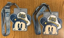 (2) Disney Cruise Line DCL Platinum Castaway Club Lanyard Captain Mickey picture