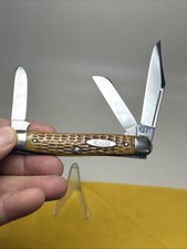Vintage case Xx Knife 1940-1964 GreenBone Stockman 6347 Lp Very Nice picture