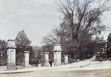 Boston Common Gate & State House Antique Vintage Photo Print picture