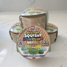 Crazy Fun Dumpling Mystery Squishy Tie Dye Edition Blind Pack Lot of 4 picture