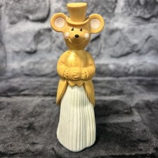 Vintage 1970 Avon Perfume Bottle Groom Mouse Church Mouse Retro Tuxedo picture