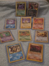 Vintage Pokemon TCG: DARK and Holo Card x 10 Bundle. 1999+ Personal Collection picture