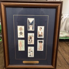 1913 FIRST AID ORIGINAL ENGLISH TOBACCO CARDS FRAMED picture