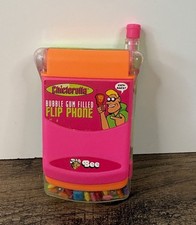 Vintage Chiclerolla Bubble Gum Plastic Cell Phone Chiclets Holder Toy 1995 picture