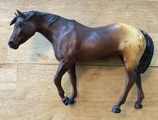 Classic  Vintage Breyer Horse Figure Brown With Black Mane 10” X 6” picture