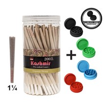 Pre Rolled Cones Organic HMP  1 1/4 Size 200 Ct Rolling Paper Cones - Kashmir picture