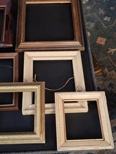 Antique Picture Wood Frame Lot Of 8 Ornate Vintage Assorted Sizes picture