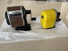 Vintage Pencil Sharpeners.  Two In This Lot Giant And Sears picture