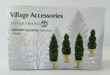 Dept 56 Christmas Village Accessories Uptown Topiaries #4025444 picture