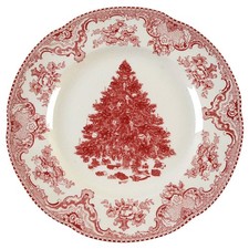 Johnson Brothers Old Britain Castles Pink Christmas  Dinner Plate 5443242 picture