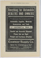 1907 Excelsior Supply Co. Ad: Auto Supply for Dealers & Owners - Chicago picture