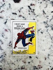 1967 Philadelphia Gum Marvel Super Hero Sticker #39 SPIDER-MAN picture