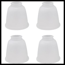 23045-4 Transitional Style Bell Shaped Frosted Replacement Glass Shade, 2-1/8... picture