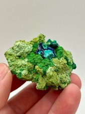 Rare Superb Rosasite & Malachite, Azurite, Arsentsumebite, Tsumeb Mine, Namibia picture