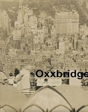 NEW YORK CITY 1932 Skyline Panoramic ART DECO PHOTO Stereoview SCI FI 3D Midtown picture
