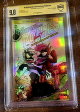 Rare My Nightmarish Little Venomous Ponies AP8 CBCS 9.8 Marat Mychaels Signed picture
