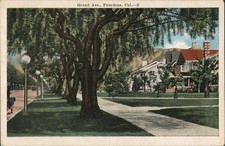 Pasadena, California CA Grand Avenue Antique Original Vintage Postcard picture