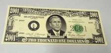 1 Vintage 2001 Dollar Bill George Bush Commemorative Currency 9/11 Memorial WTC picture