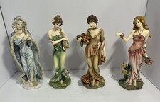 Four Seasons Porcelain Figurines FULL SET Blossom, Summer, Autumn, Snowflake picture