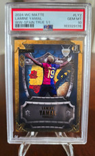 Lamine Yamal Wild Card 2024 WC Matte  Weekend Warrior Spain True 1/1 PSA 10 picture