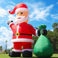 20FT/26FT/33FT/40FT Giant Inflatable Santa Claus for Xmas Outdoor Yard Decor picture