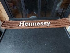NOS Bar Rail Mat -Hennessey Cognac- Professional Quality Rubber Drain Mat picture