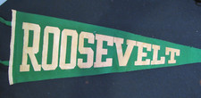 Theodore Roosevelt High School, Washington DC  1940s/50s vtg Pennant 29.5