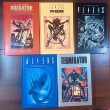 Huge Lot Of 5 Aliens, Aliens VS Predator + Terminator Original Years Hardcovers picture