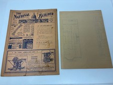 1902 Victorian Architecture House & Store Building Carpentry Design w/ Drawings picture