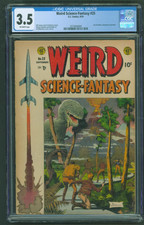 Weird Science Fantasy 25 CGC 3.5 VG- OW Ray Bradbury Al Williamson EC Golden Age picture