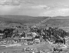 1951 Aerial View of Prineville, Oregon Vintage Old Photo Reprint picture
