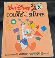 Vintage 1983 Walt Disney Fun-To-Learn Library Volume 3 Adventures in Colors and picture