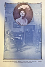 1907 Vintage Magazine Illustration Actress Alla Nazimova picture