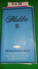 1981 CHEVROLET vintage original car owners manual MALIBU and other brochures picture